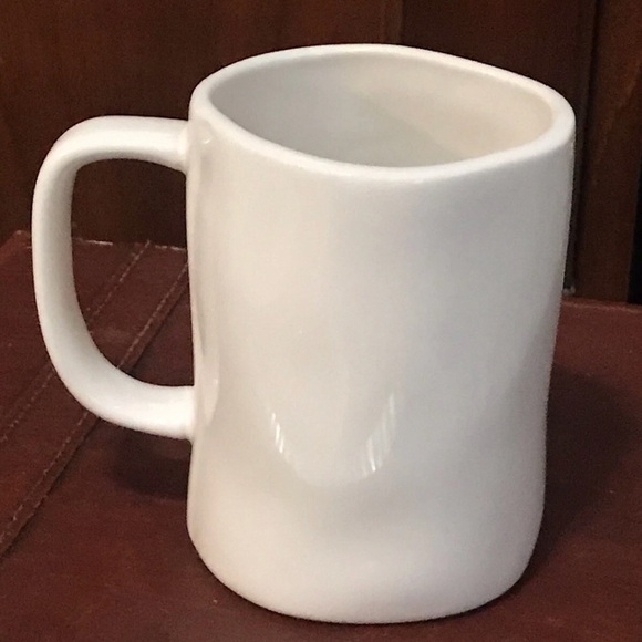 Rae Dunn Trick Coffee Mug White Artisan Collection by Magenta - Picture 2 of 3